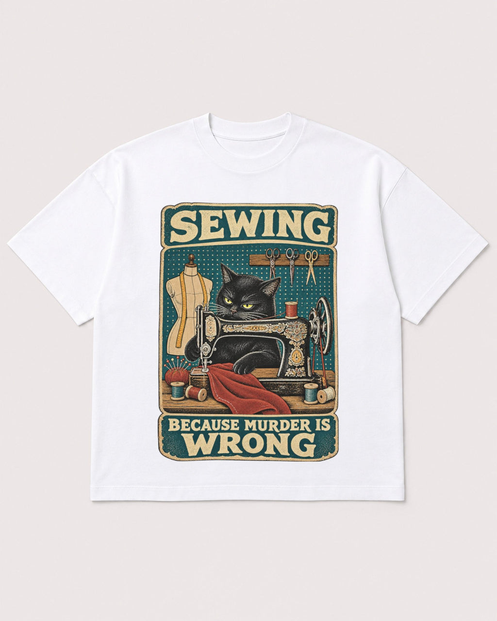 Mockup Boxy Heavyweight Tee White product