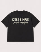 Mockup Boxy Heavyweight Tee Black product