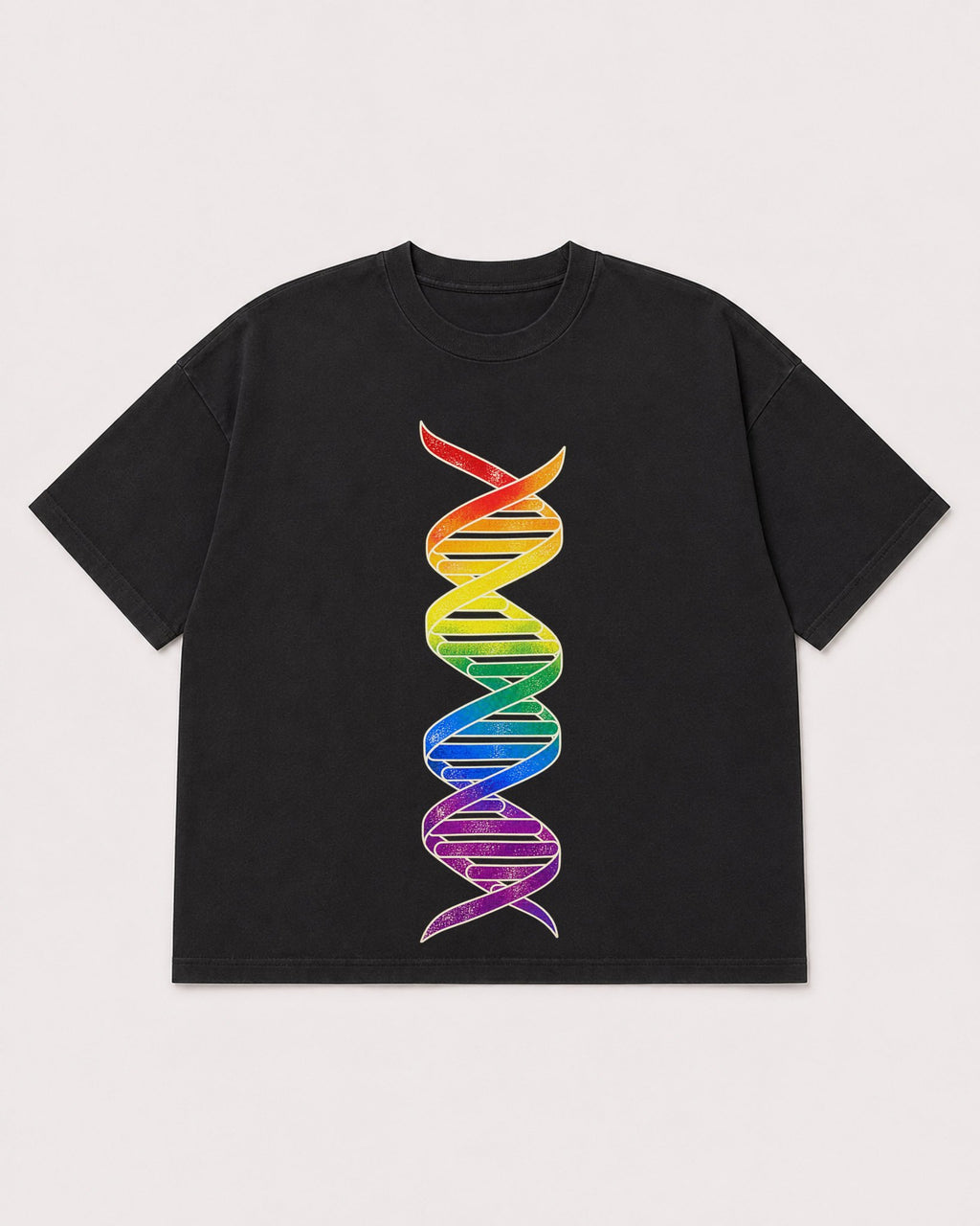 Mockup Boxy Heavyweight Tee Black product