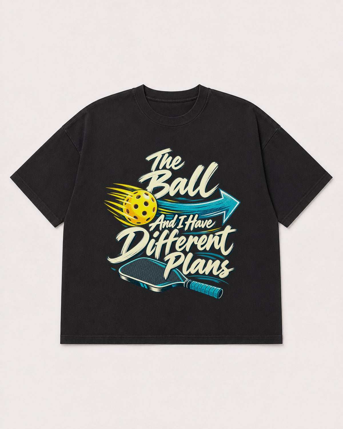 Mockup Boxy Heavyweight Tee Black product