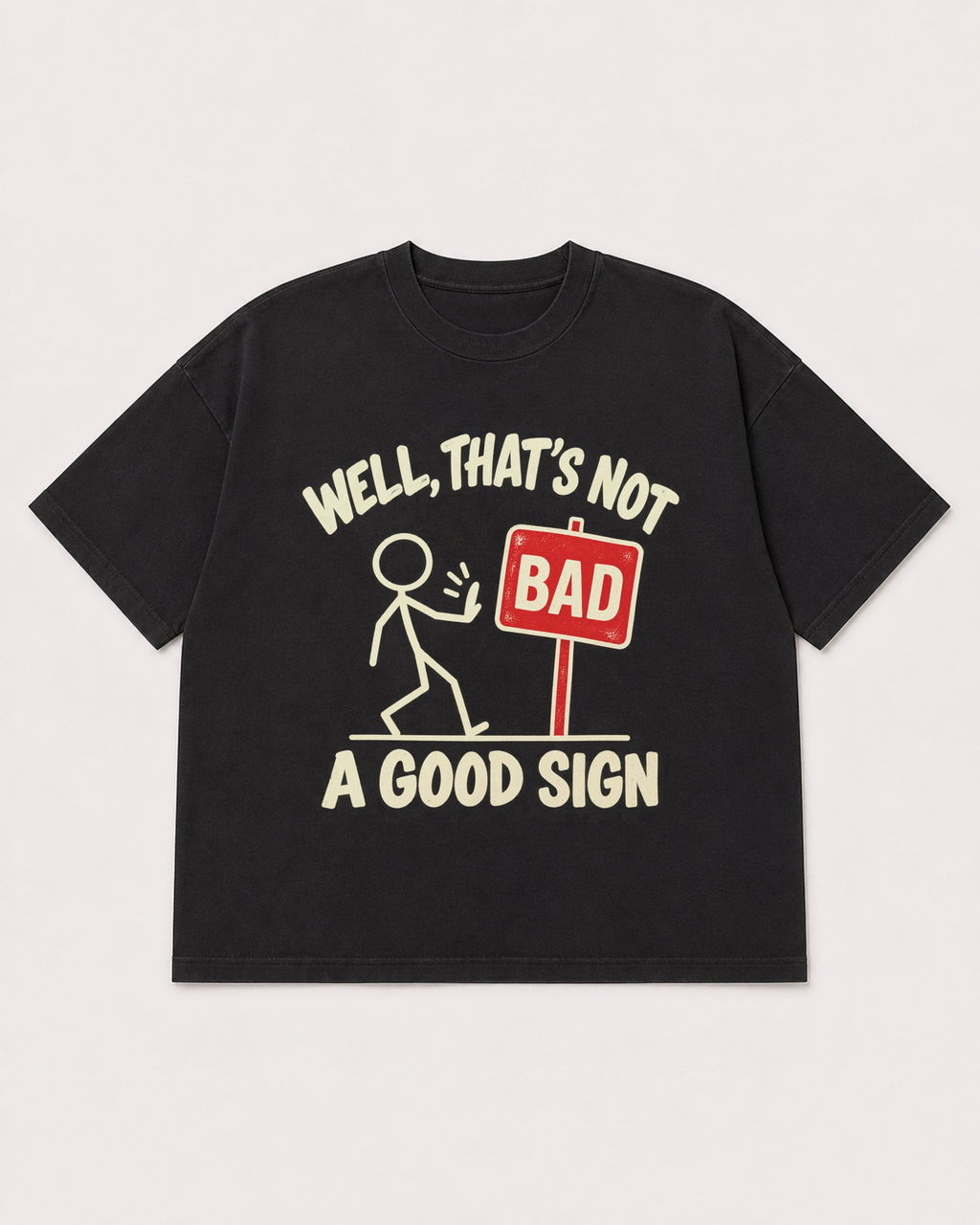 Mockup Boxy Heavyweight Tee Black product