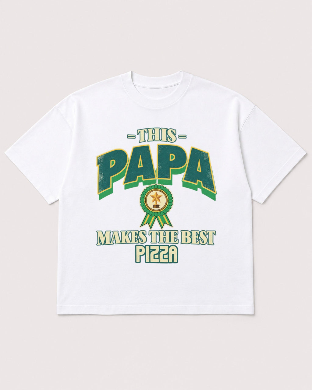 Mockup Boxy Heavyweight Tee White product