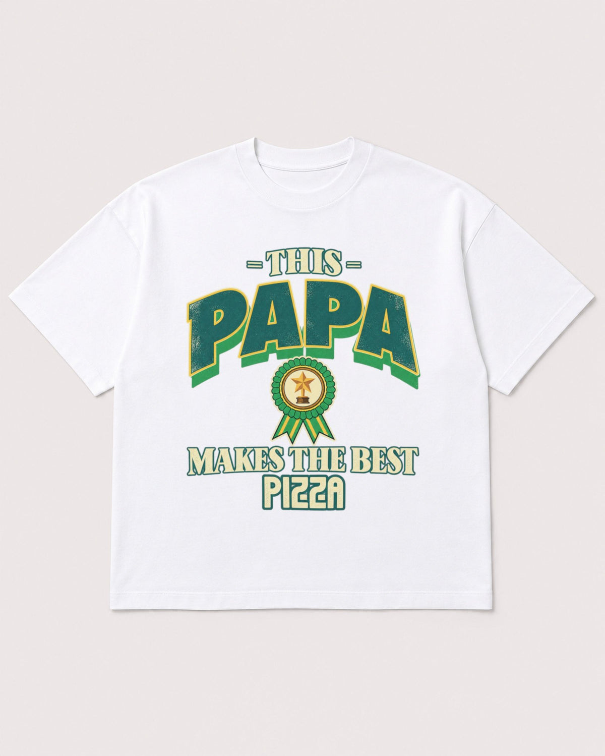 Mockup Boxy Heavyweight Tee White product