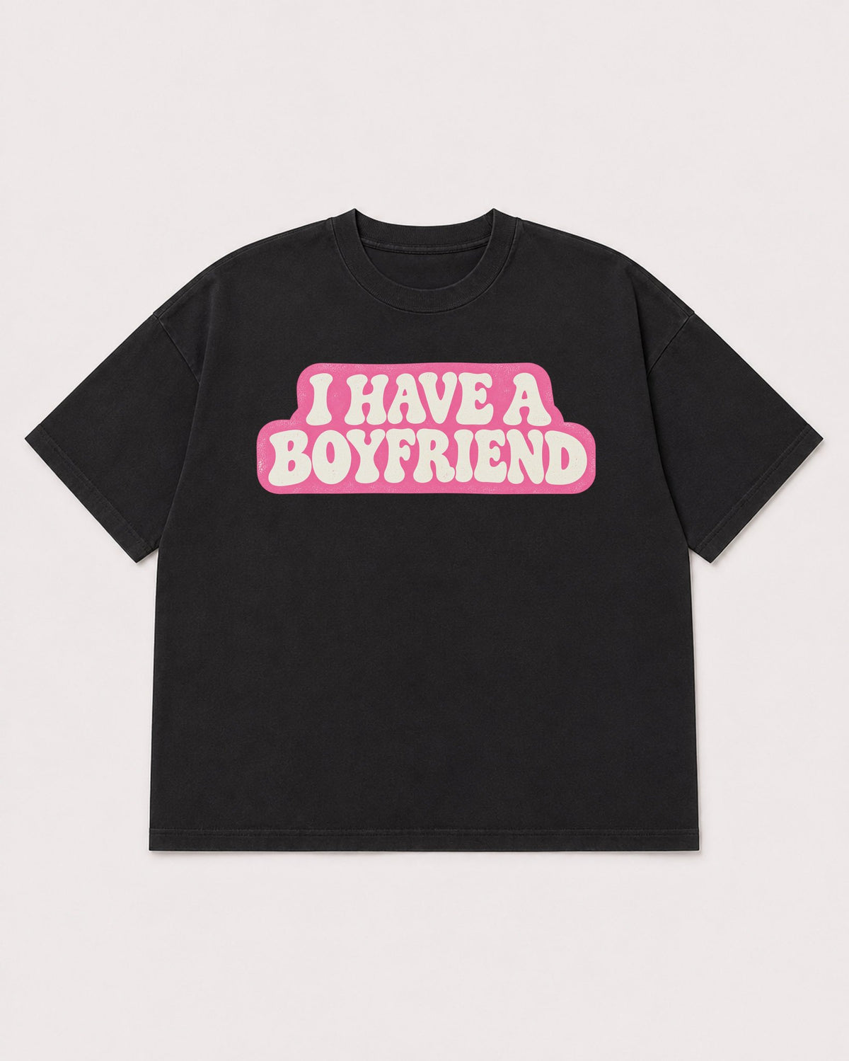 Mockup Boxy Heavyweight Tee Black product