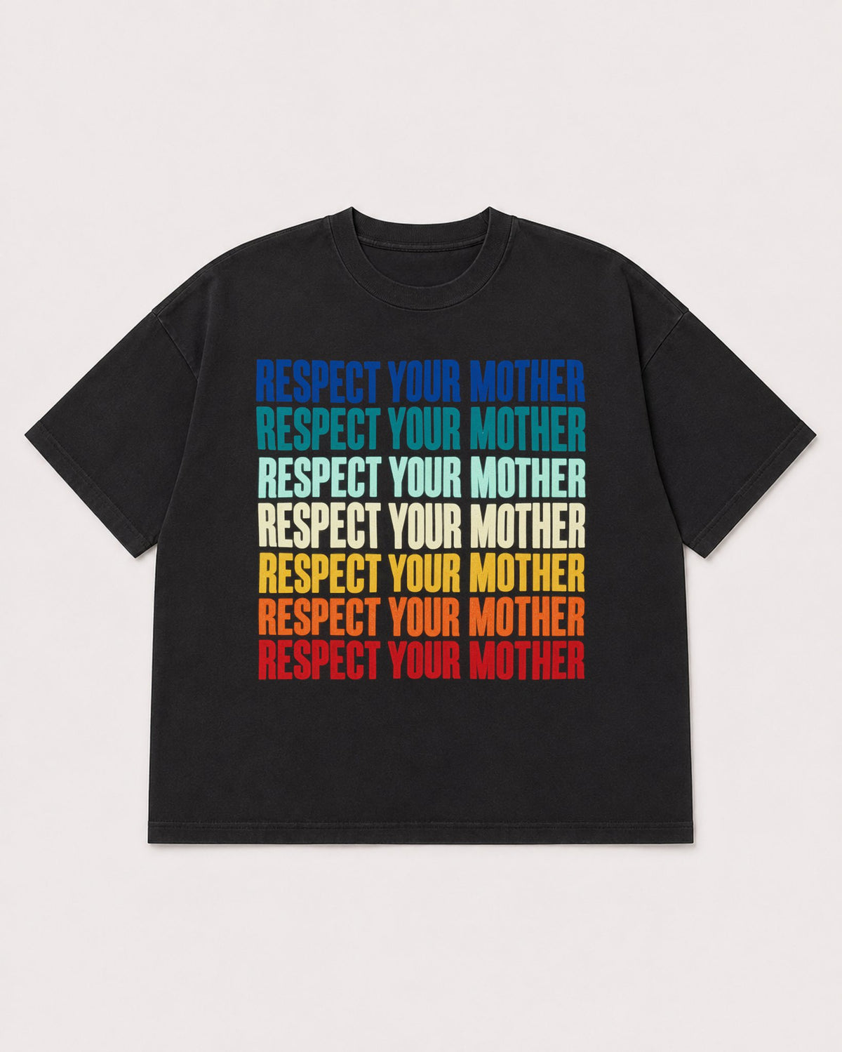 Mockup Boxy Heavyweight Tee Black product