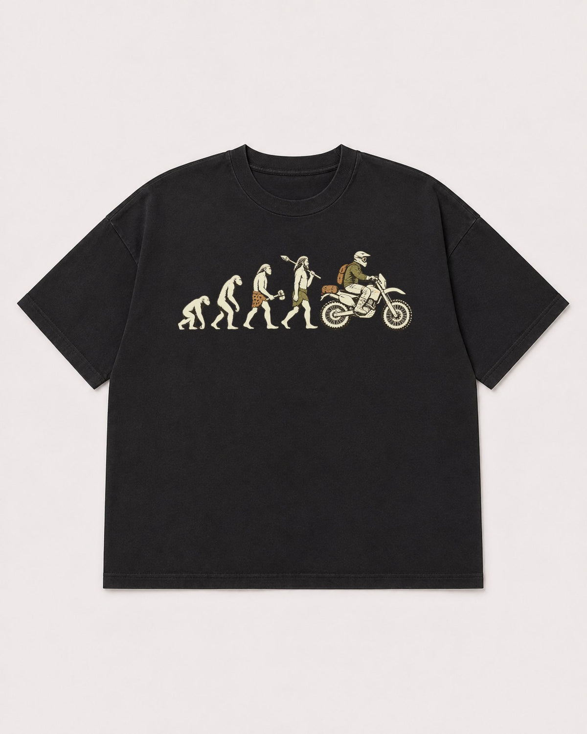 Mockup Boxy Heavyweight Tee Black product