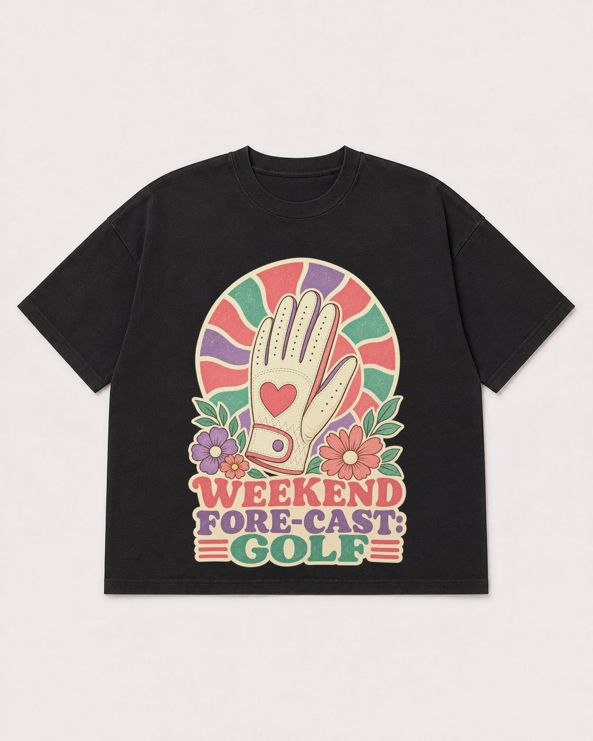 Mockup Boxy Heavyweight Tee Black product