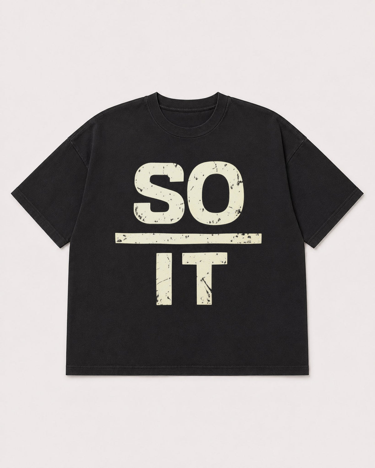 Mockup Boxy Heavyweight Tee Black product