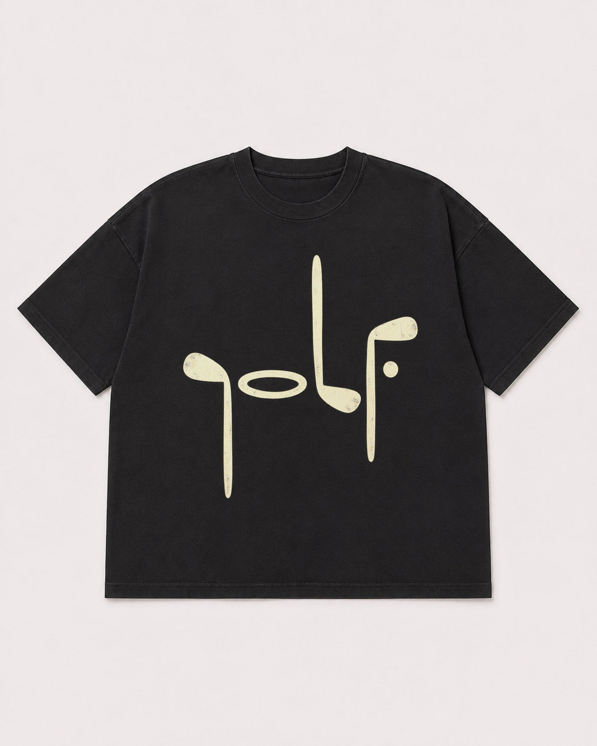 Mockup Boxy Heavyweight Tee Black product