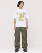 Mockup Boxy Heavyweight Tee White female full-body 12