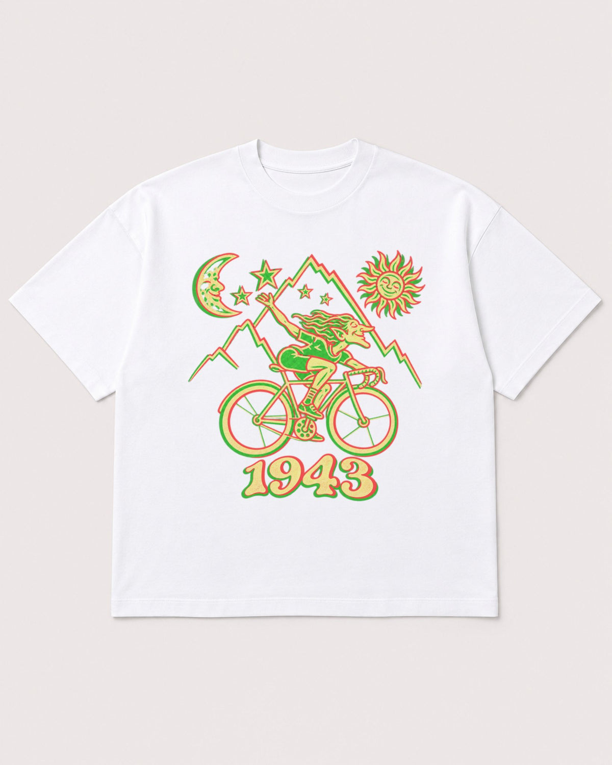 Mockup Boxy Heavyweight Tee White product
