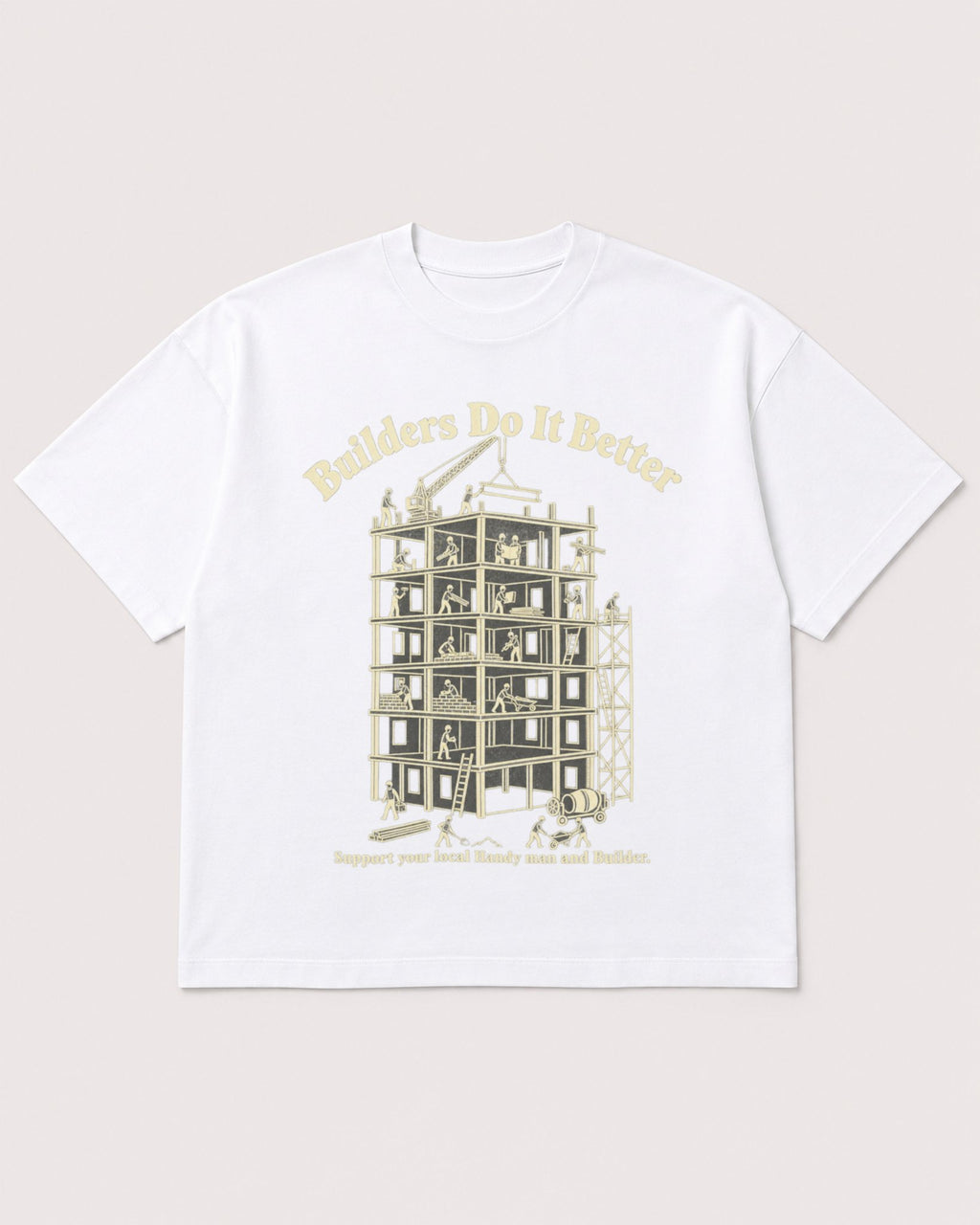 Mockup Boxy Heavyweight Tee White product