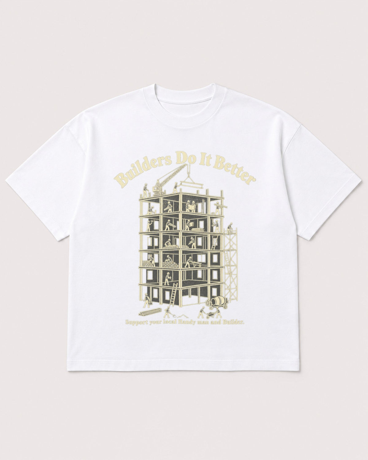Mockup Boxy Heavyweight Tee White product