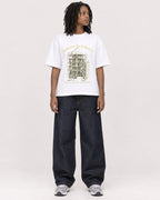 Mockup Boxy Heavyweight Tee White female full-body 24