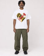 Mockup Boxy Heavyweight Tee White male full-body 04