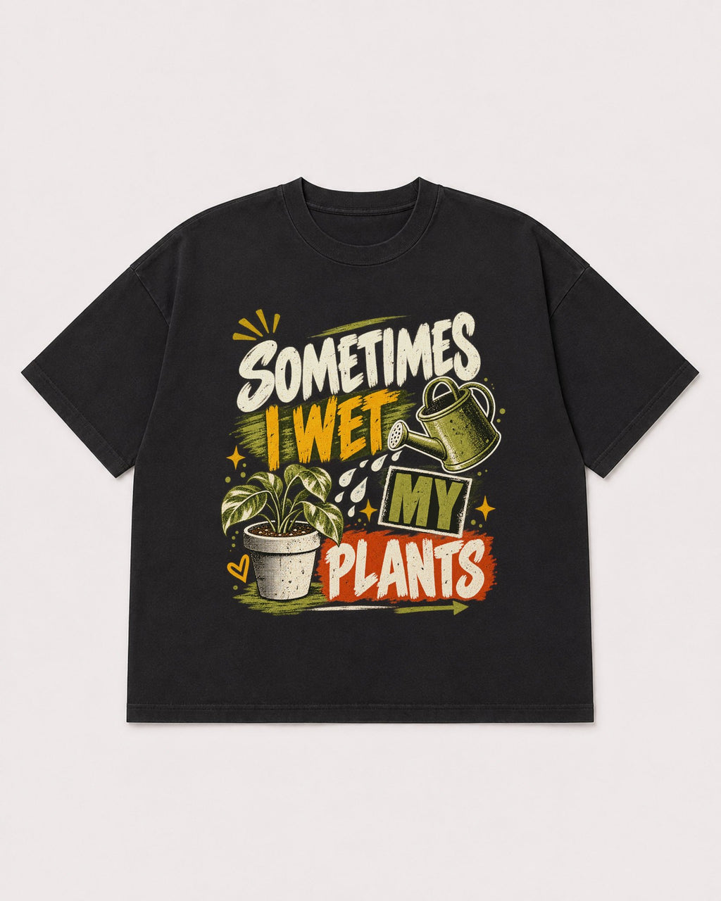 Mockup Boxy Heavyweight Tee Black product