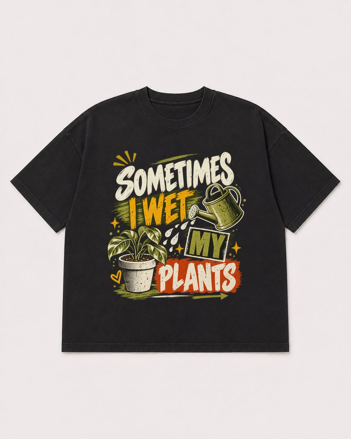 Mockup Boxy Heavyweight Tee Black product