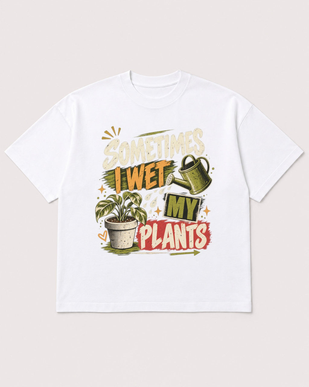 Mockup Boxy Heavyweight Tee White product