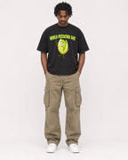 Mockup Boxy Heavyweight Tee Black male full-body 04