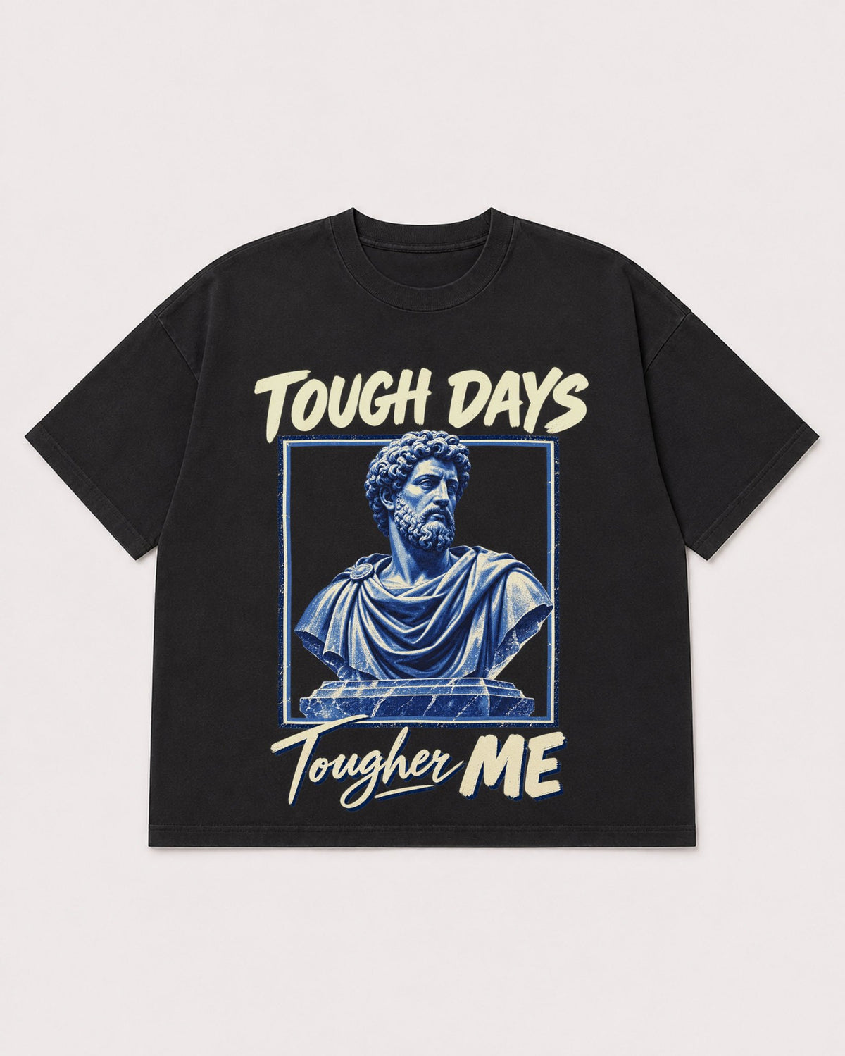 Mockup Boxy Heavyweight Tee Black product