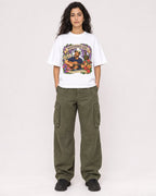 Mockup Boxy Heavyweight Tee White female full-body 07
