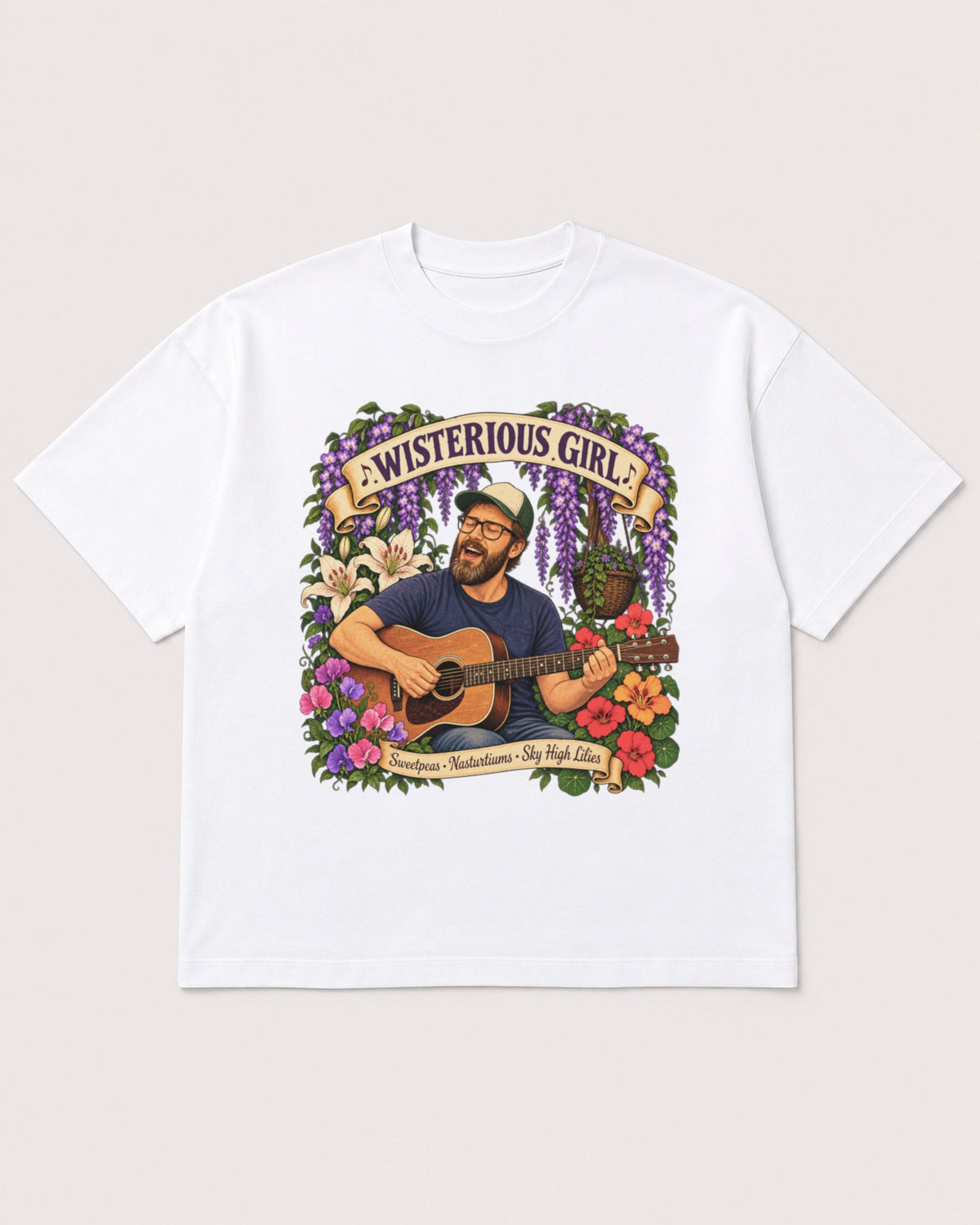 Mockup Boxy Heavyweight Tee White product