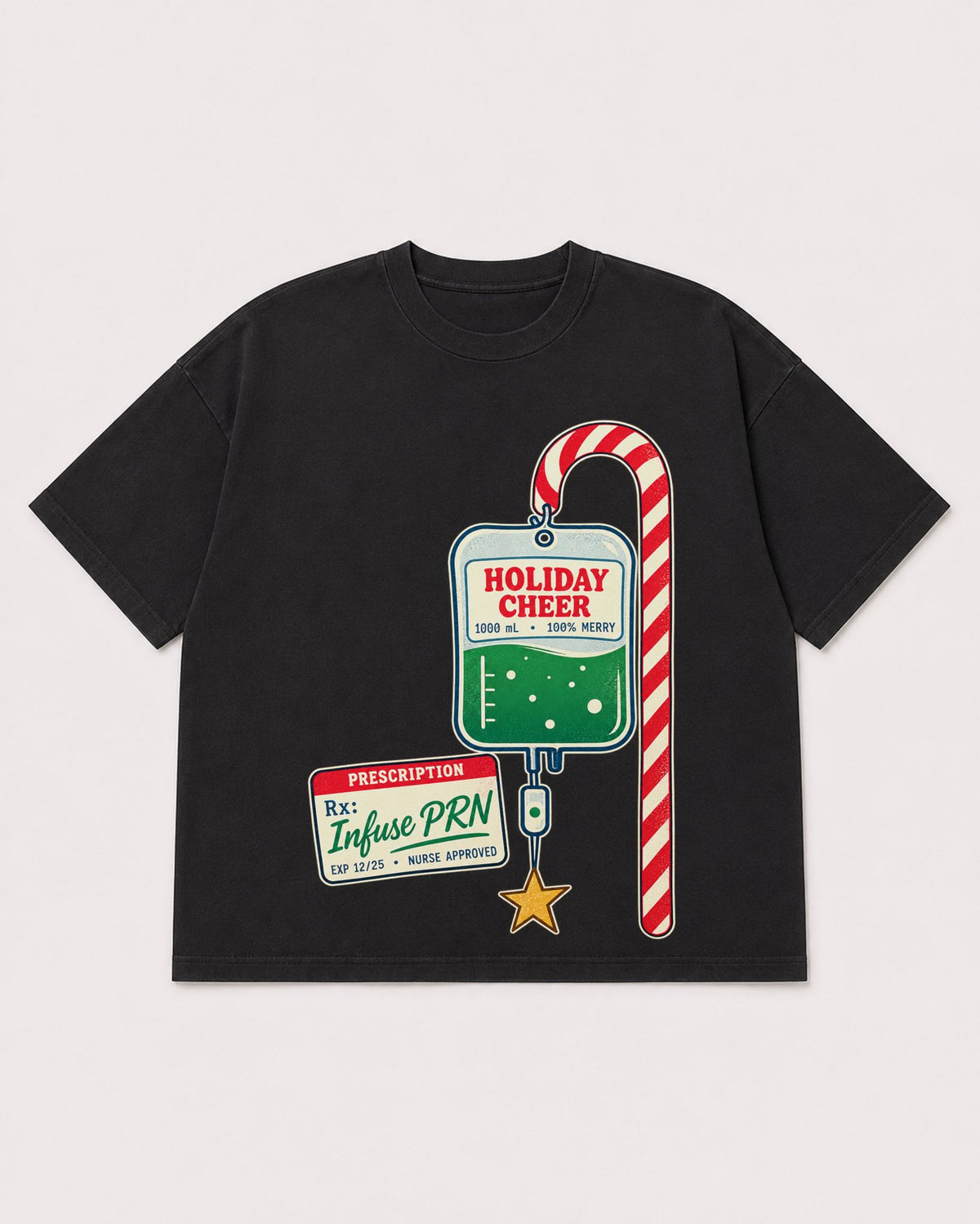 Mockup Boxy Heavyweight Tee Black product