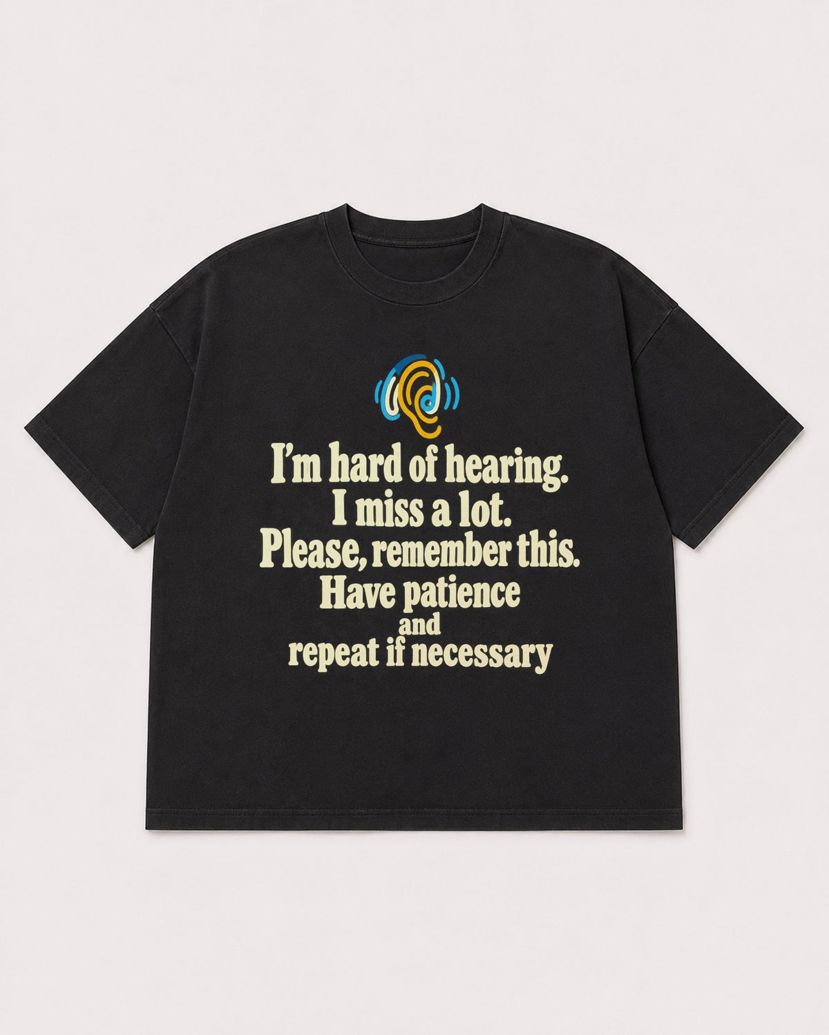 Mockup Boxy Heavyweight Tee Black product