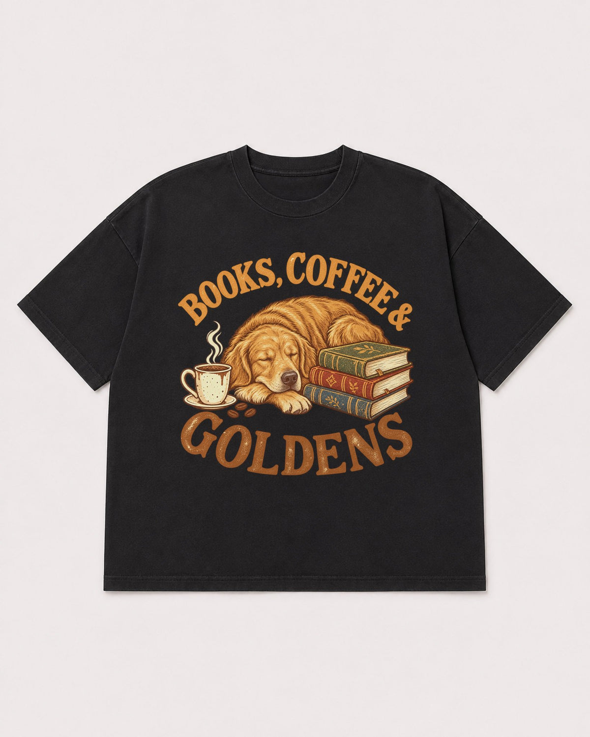 Mockup Boxy Heavyweight Tee Black product