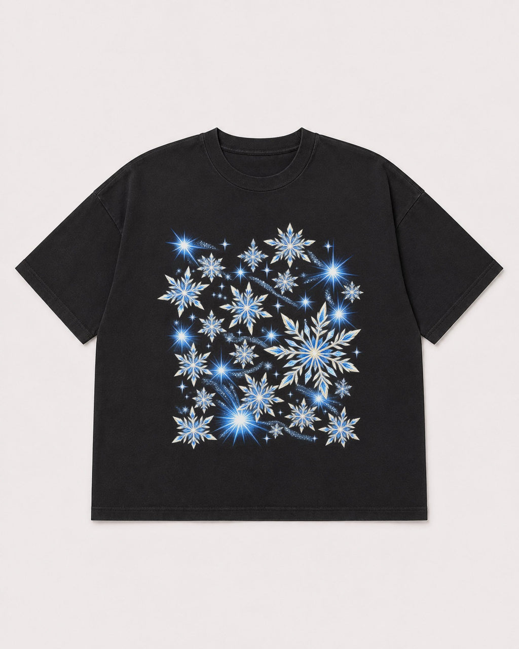 Mockup Boxy Heavyweight Tee Black product