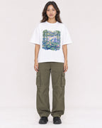Mockup Boxy Heavyweight Tee White female full-body 02