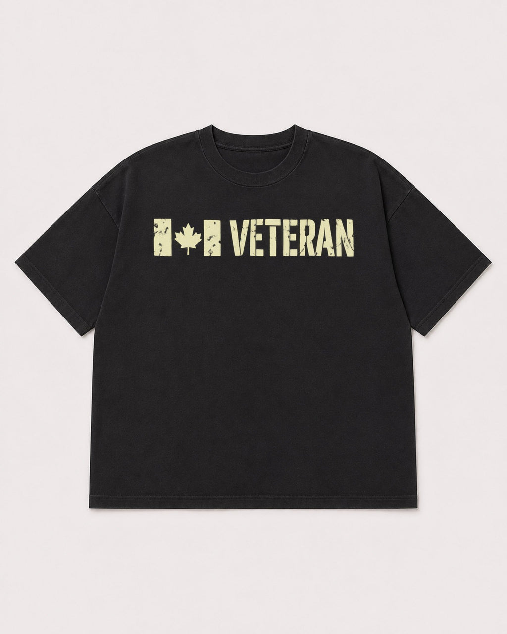 Mockup Boxy Heavyweight Tee Black product