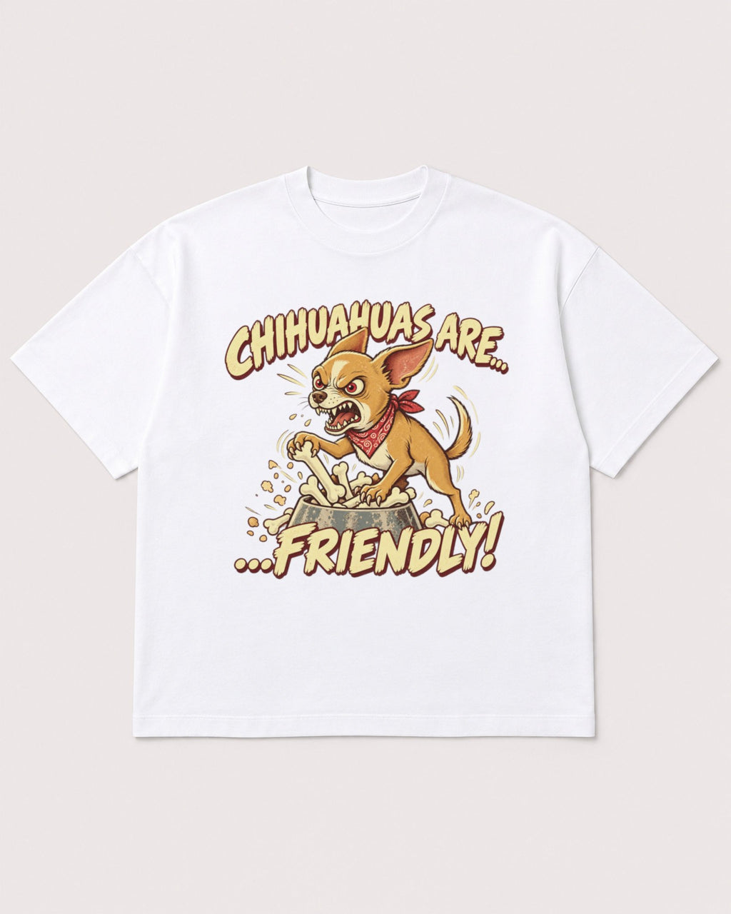 Mockup Boxy Heavyweight Tee White product
