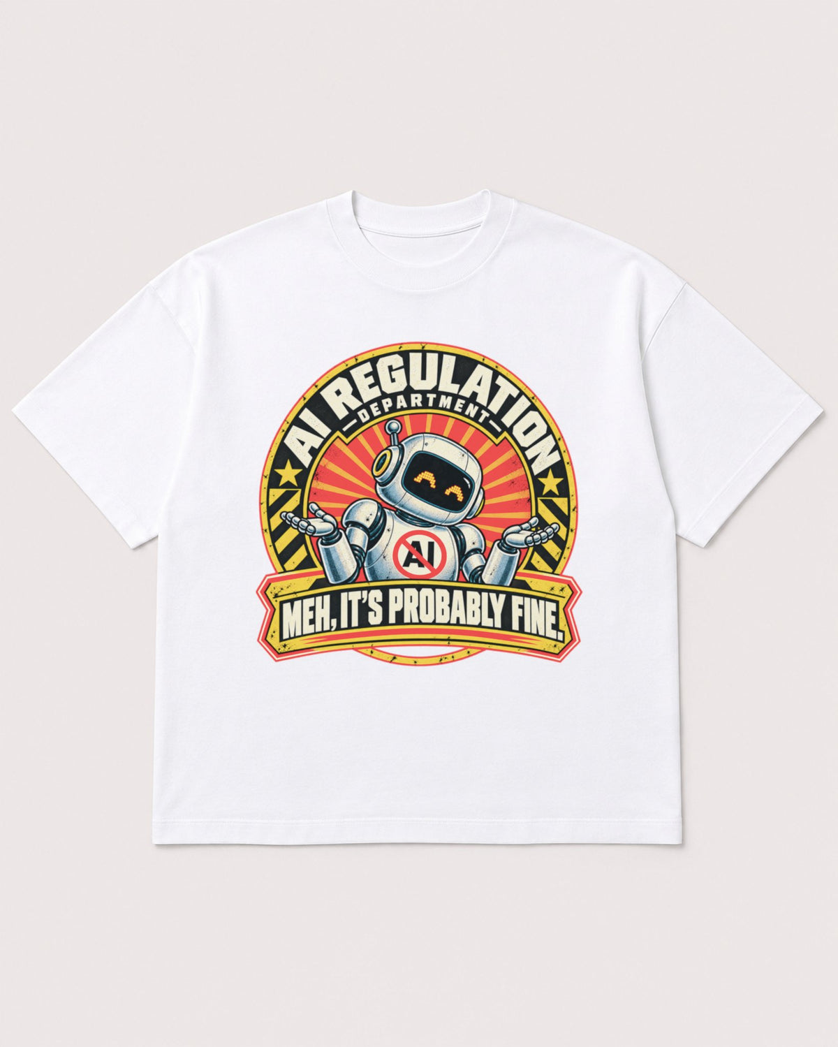 Mockup Boxy Heavyweight Tee White product