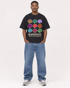 Mockup Boxy Heavyweight Tee Black male full-body 14