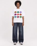 Mockup Boxy Heavyweight Tee White female full-body 14