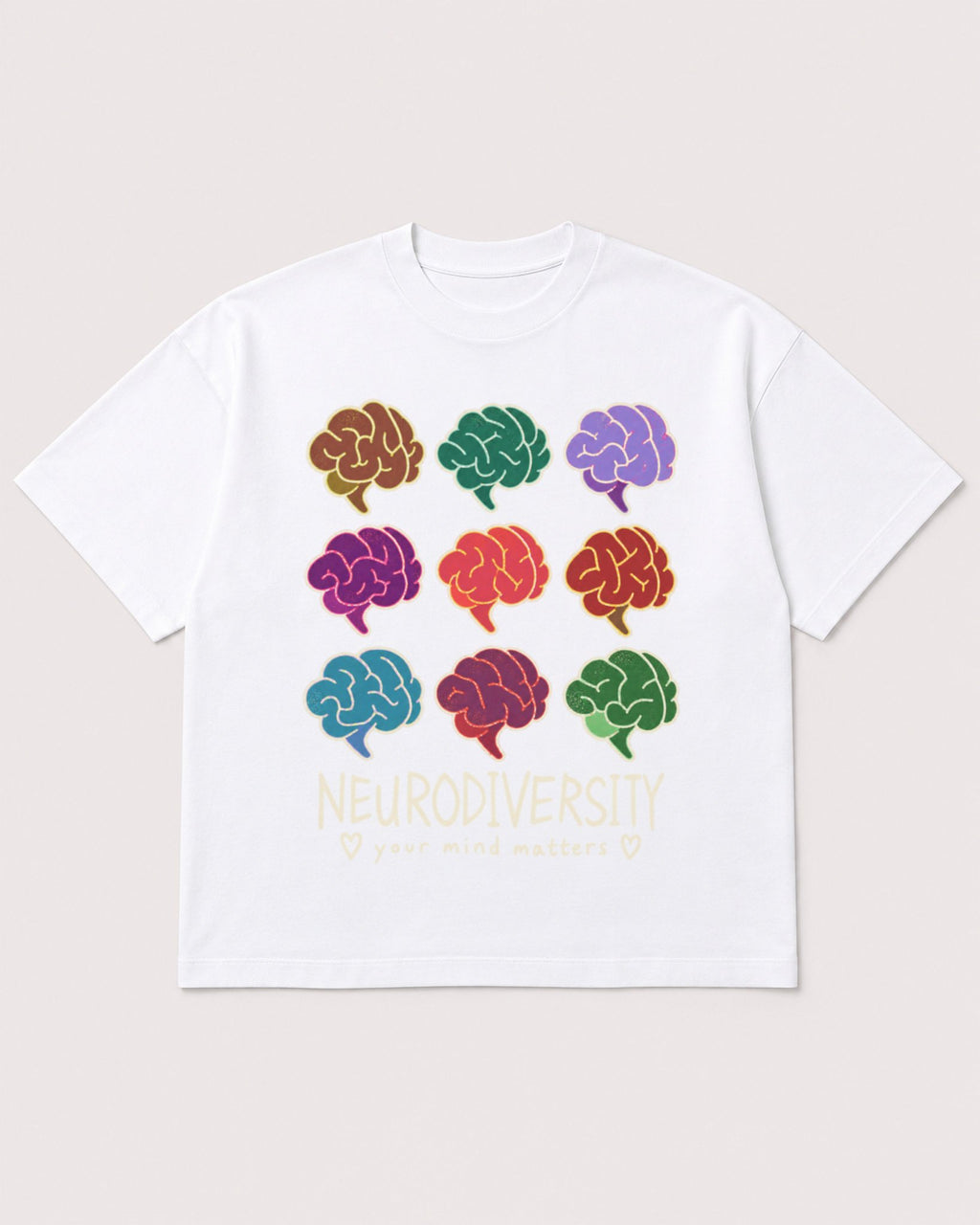 Mockup Boxy Heavyweight Tee White product