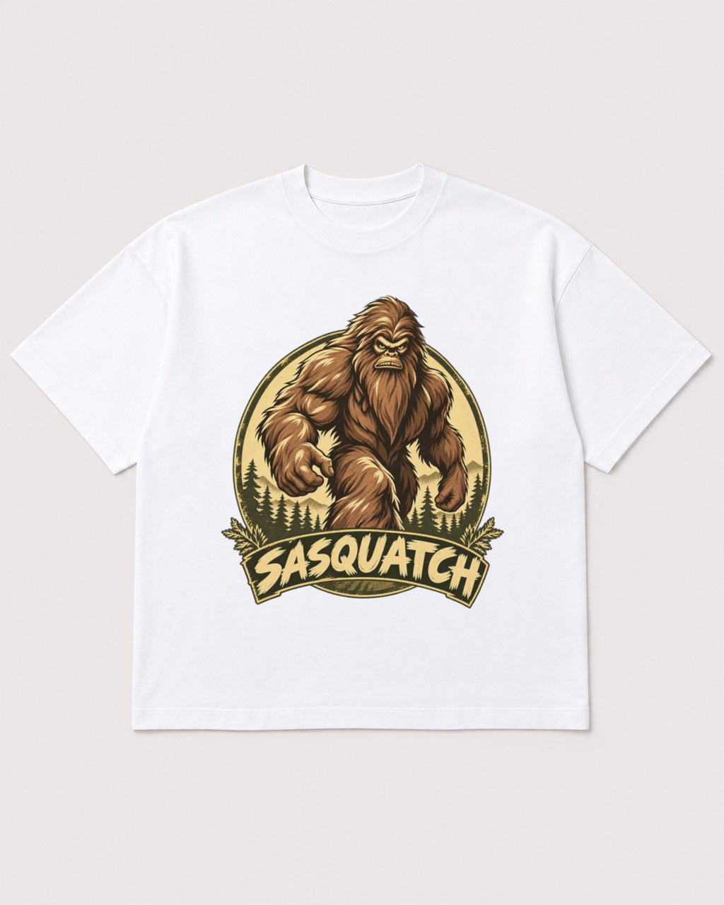 Mockup Boxy Heavyweight Tee White product