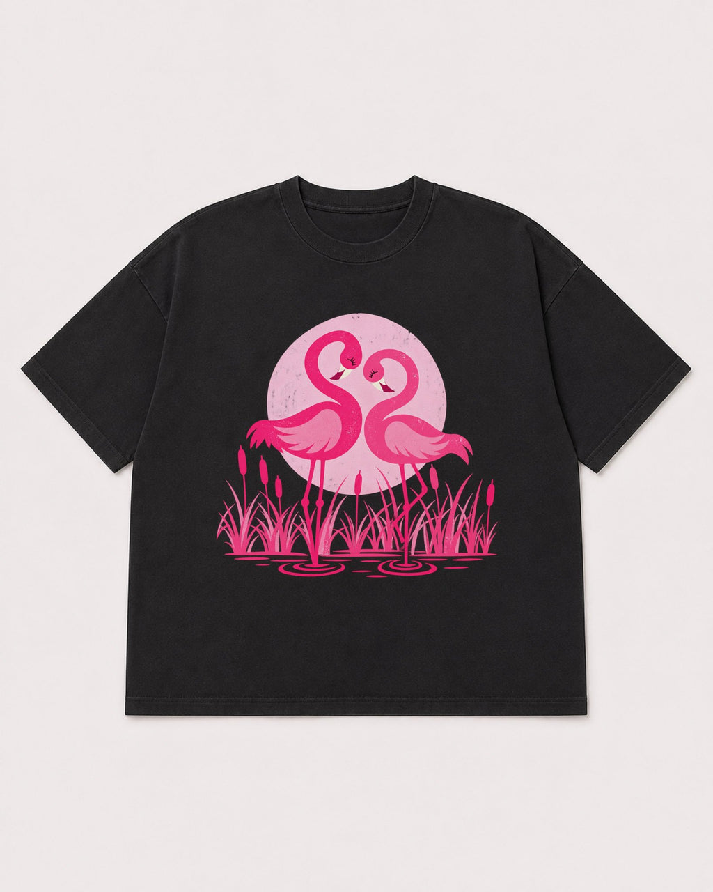 Mockup Boxy Heavyweight Tee Black product