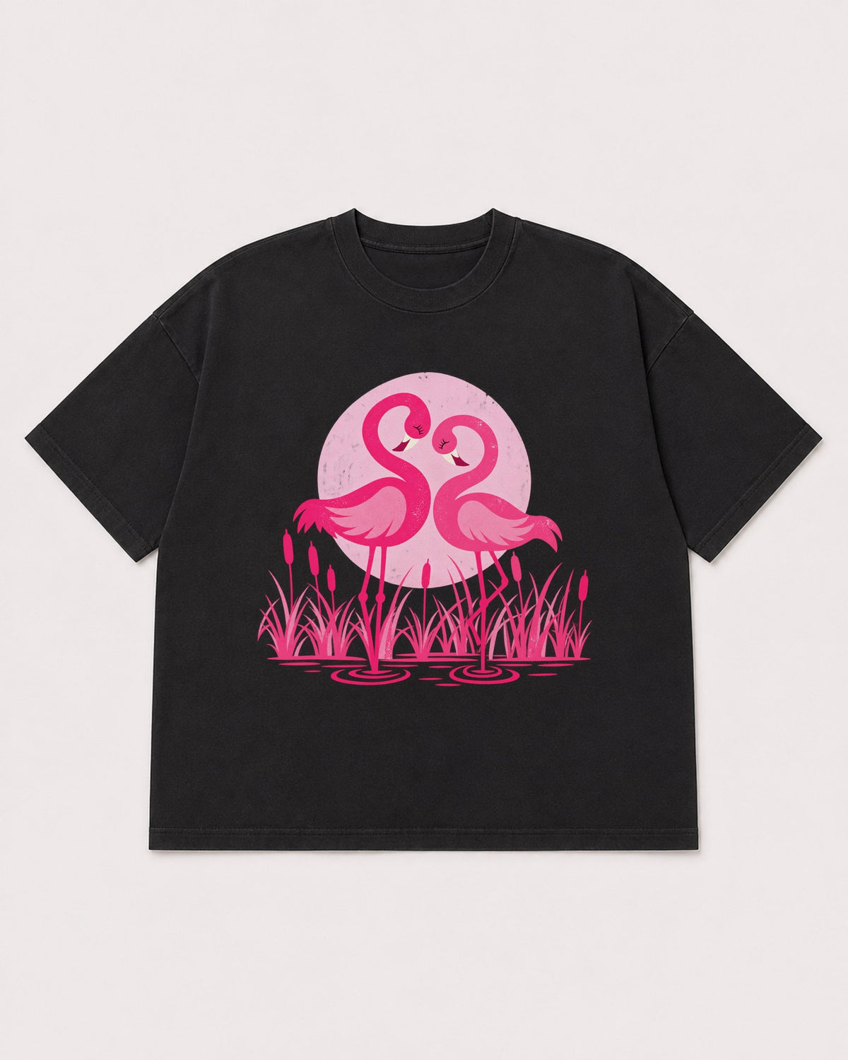 Mockup Boxy Heavyweight Tee Black product