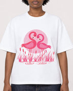 Mockup Boxy Heavyweight Tee White female close-up 14