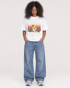 Mockup Boxy Heavyweight Tee White female full-body 05