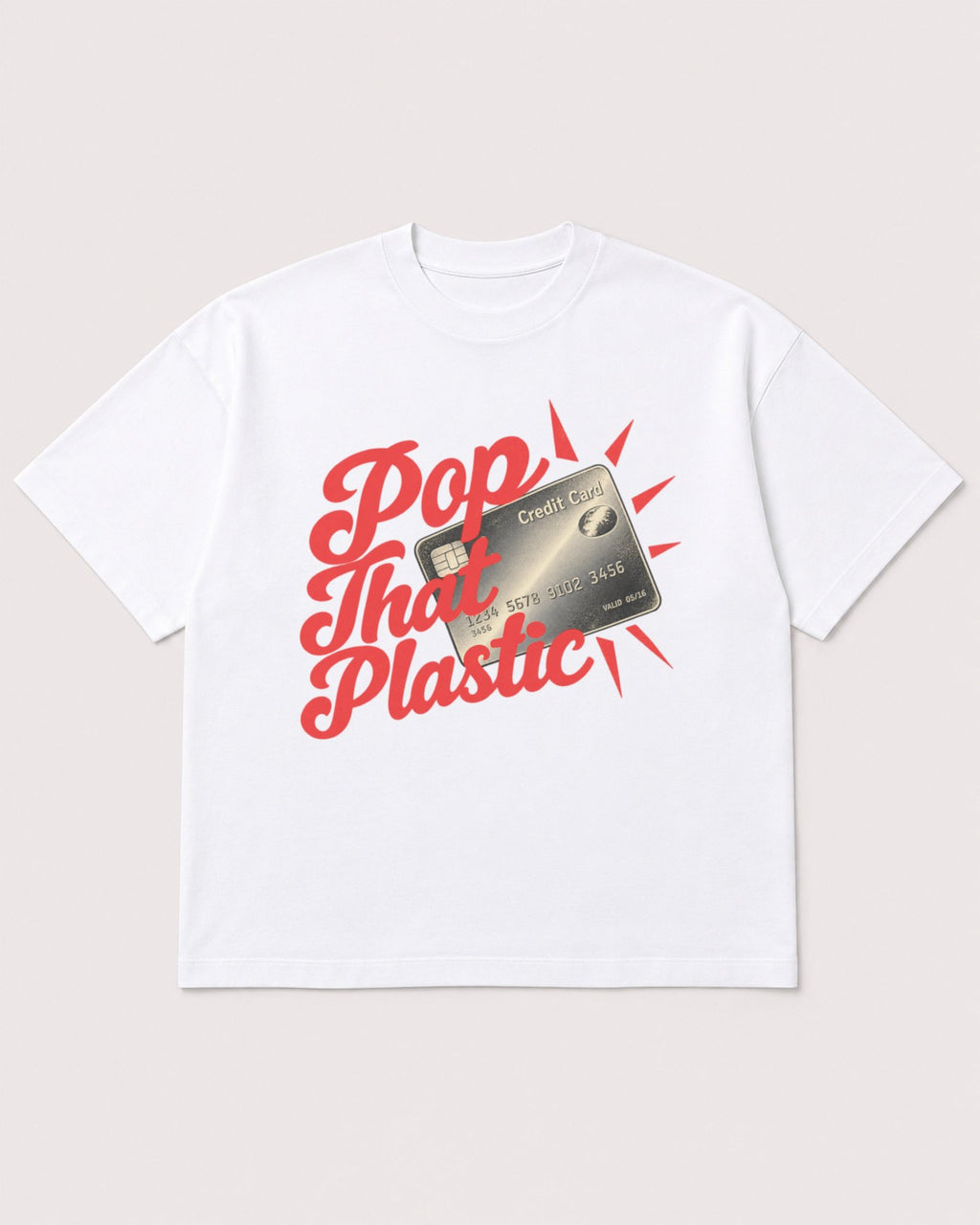 Mockup Boxy Heavyweight Tee White product