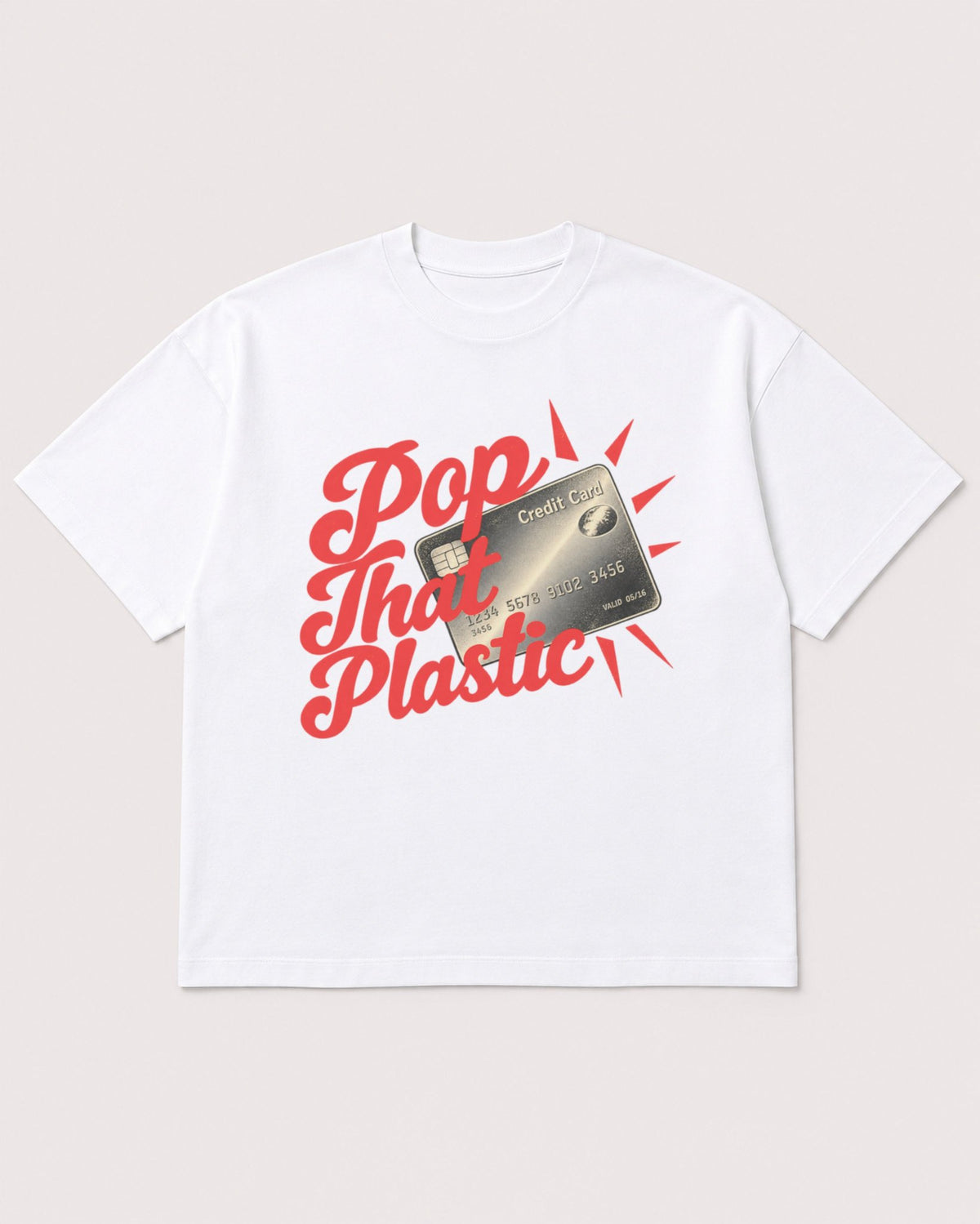 Mockup Boxy Heavyweight Tee White product
