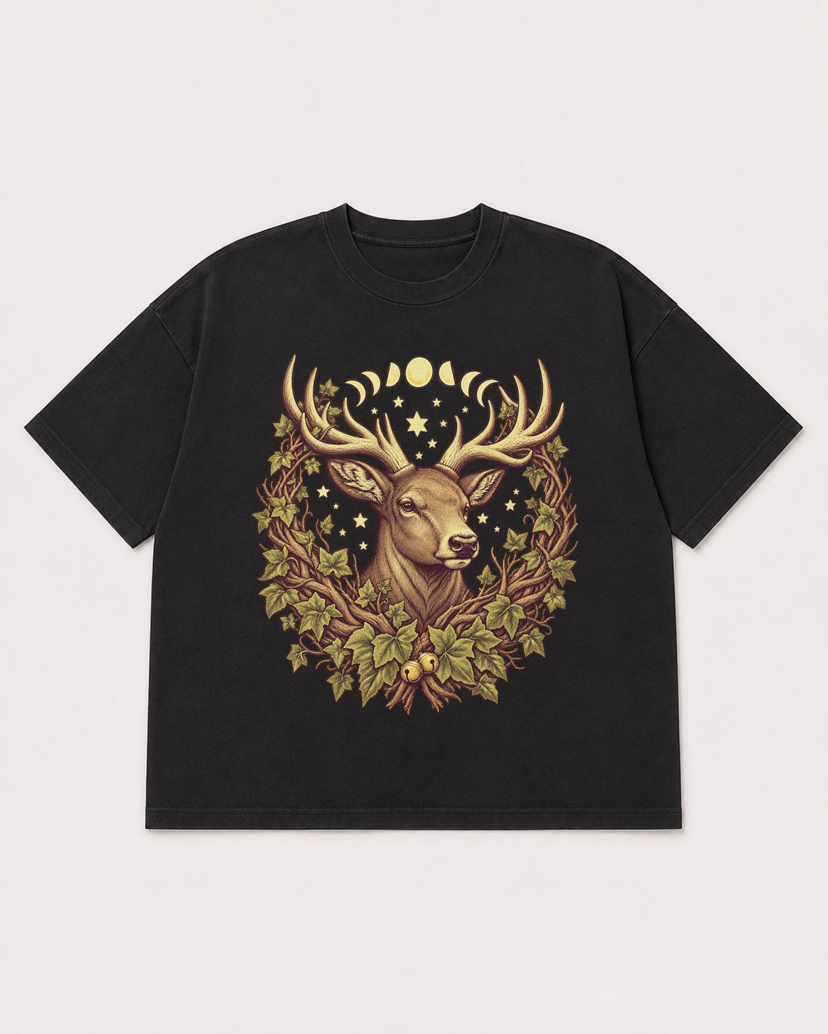 Mockup Boxy Heavyweight Tee Black product