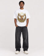 Mockup Boxy Heavyweight Tee White male full-body 05