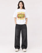 Mockup Boxy Heavyweight Tee White female full-body 03