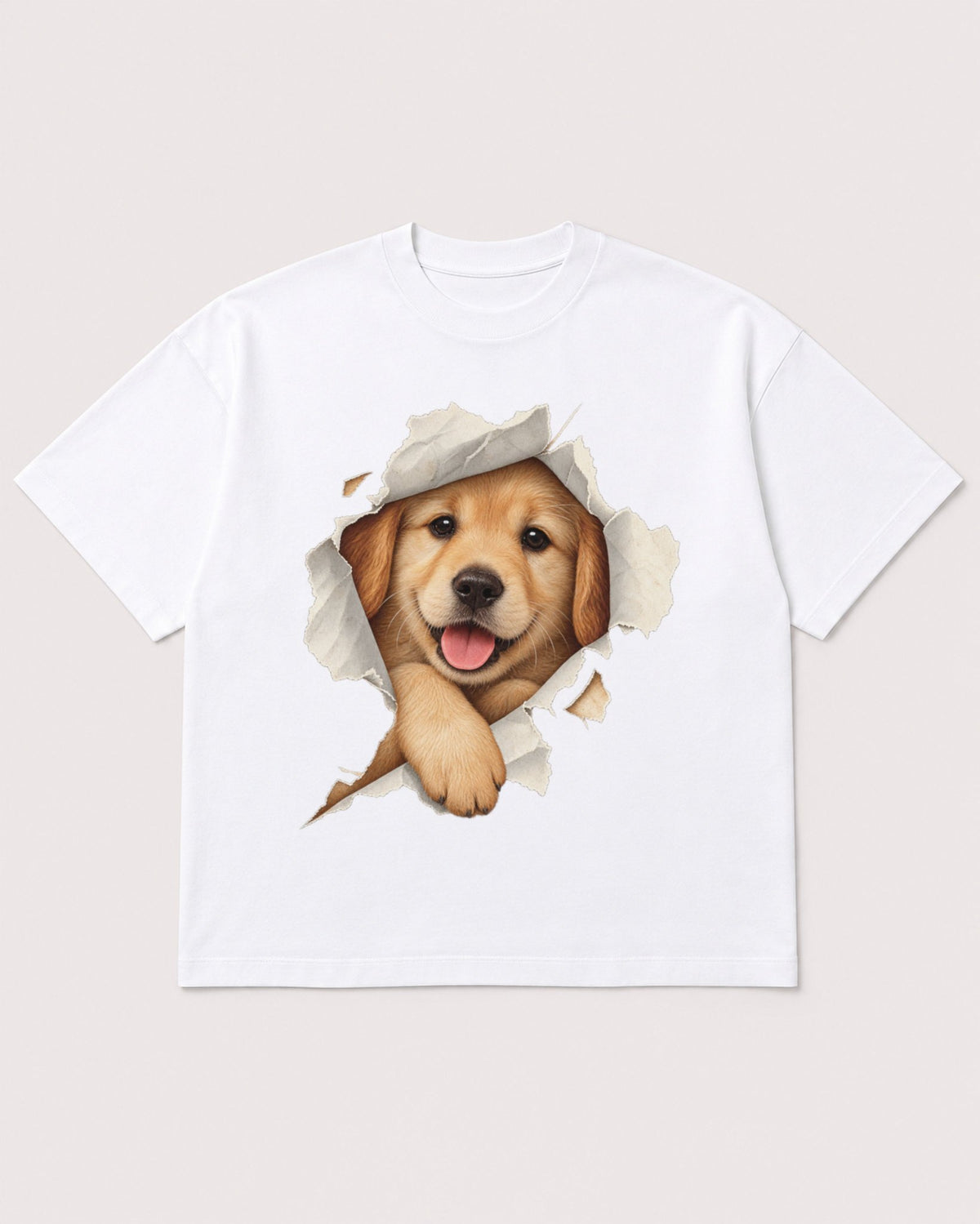 Mockup Boxy Heavyweight Tee White product