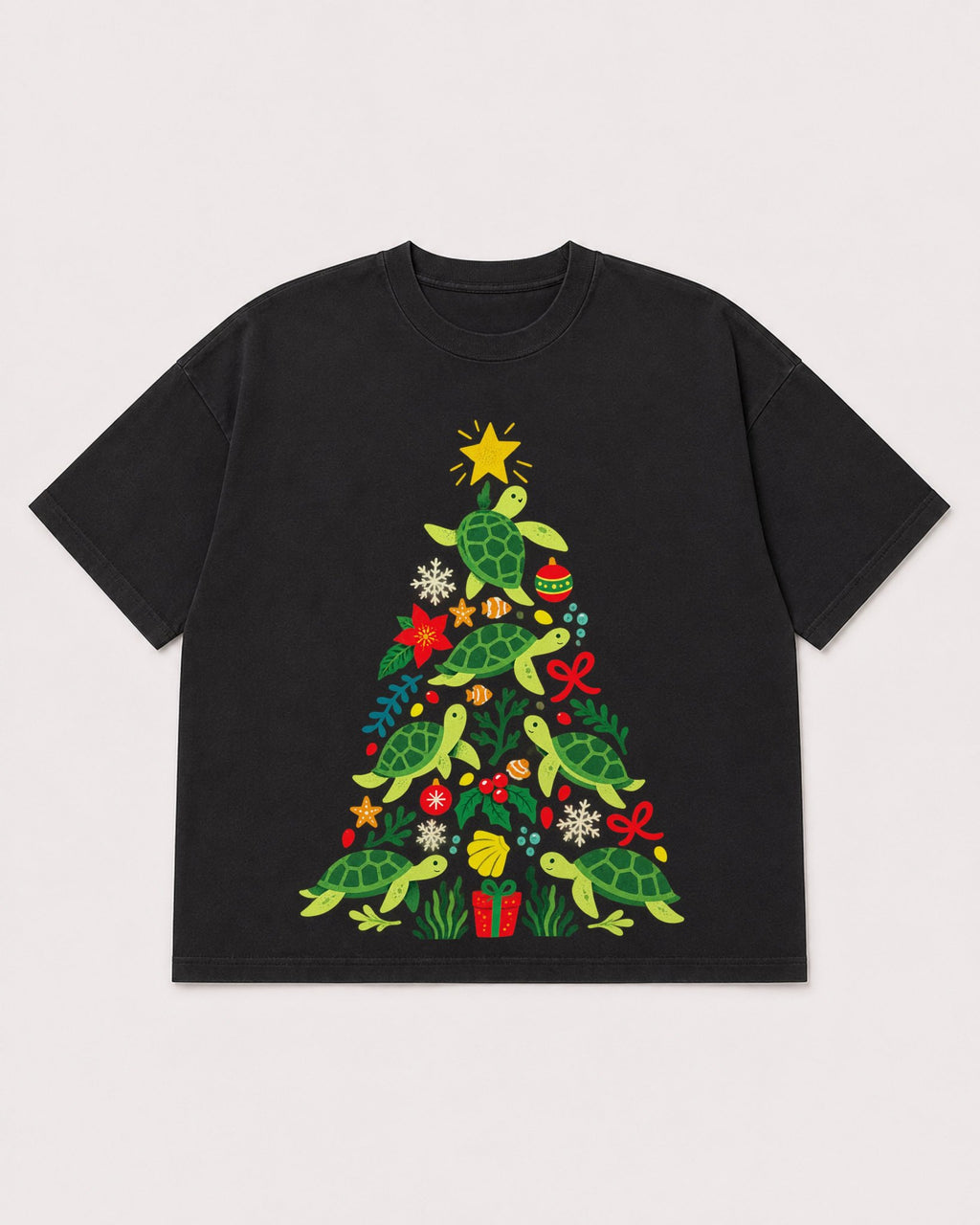 Mockup Boxy Heavyweight Tee Black product