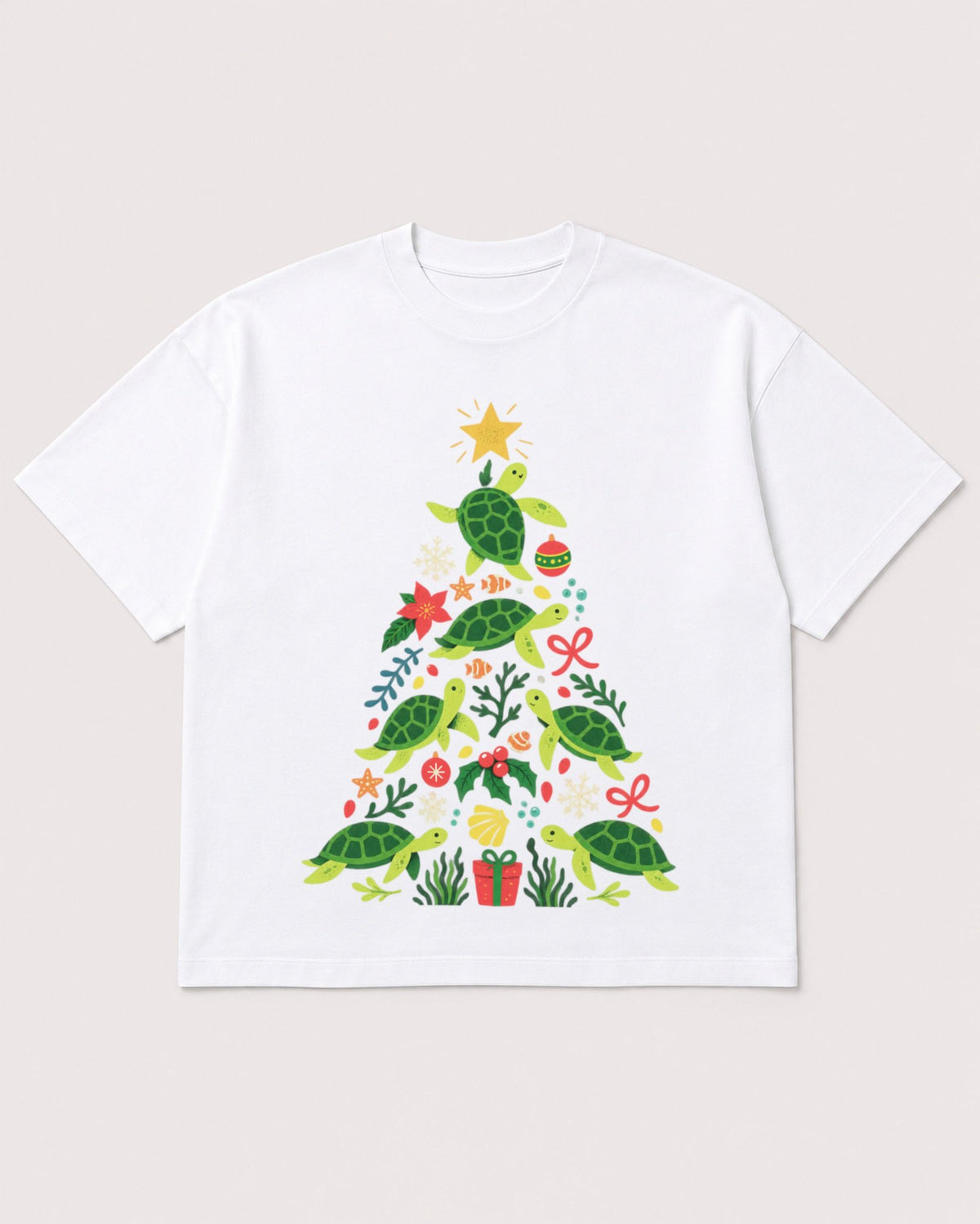 Mockup Boxy Heavyweight Tee White product